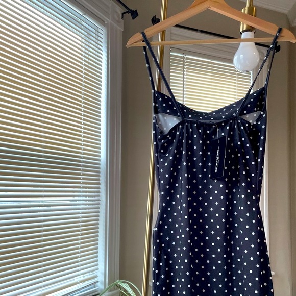 NWT PrettyLittleThing Polka Dot Side Bodycon Dress - Picture 2 of 7